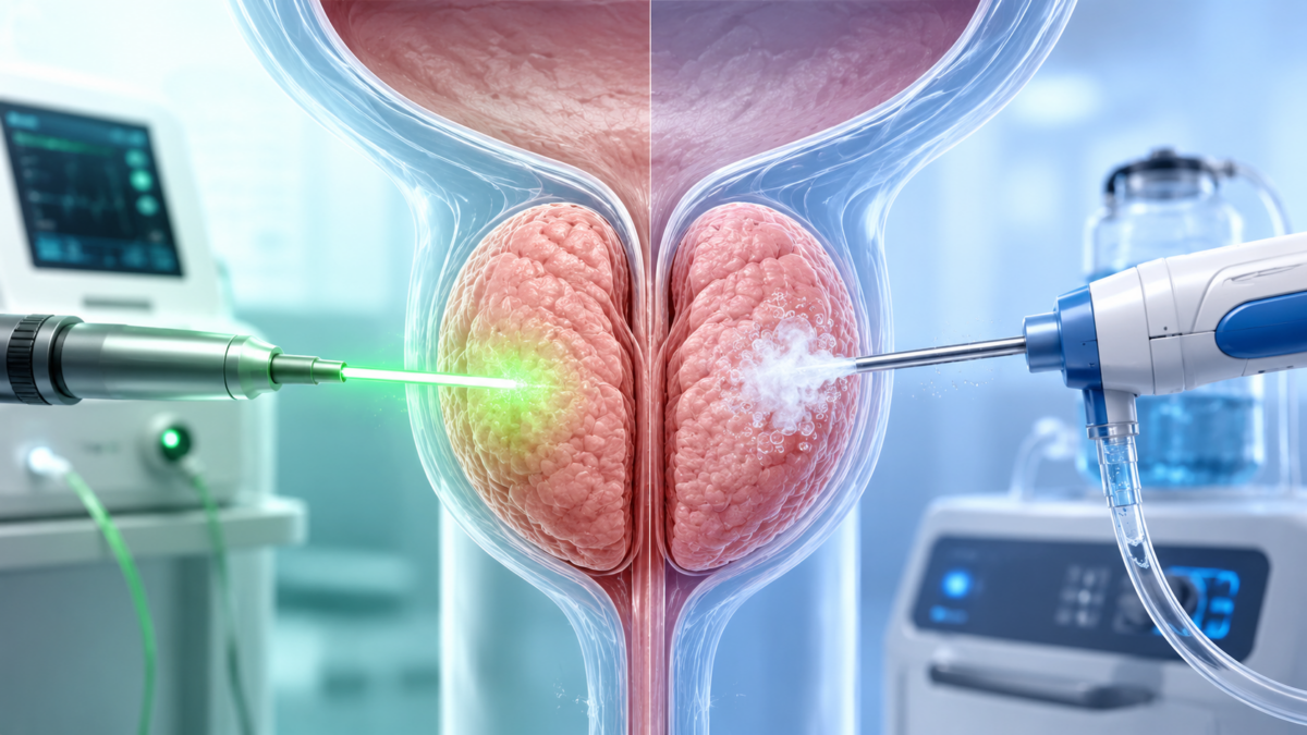 Ipertrofia Prostatica Benigna Green Laser e Vapore Acqueo