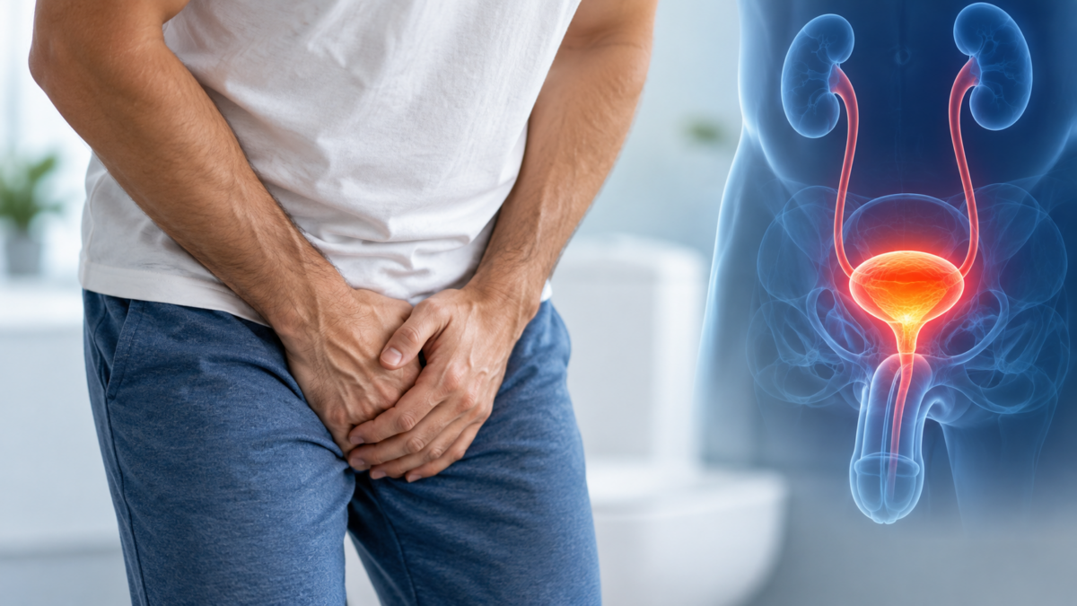 bruciore a urinare nell'uomo